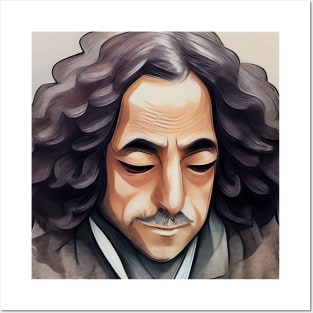 Baruch Spinoza | Anime Style | Portrait Posters and Art